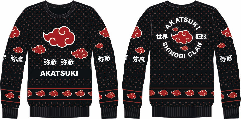 Pull de Noël Naruto - Akatsuki