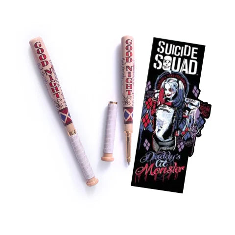 Harley Quinn Baseballschläger-Stift und Lesezeichen – Suicide Squad 