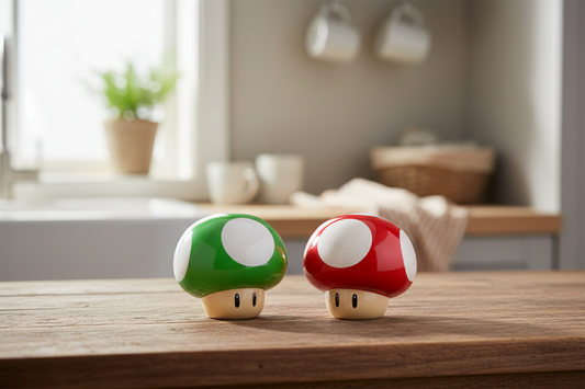 Super Mario Salz- und Pfefferstreuer – Pilze