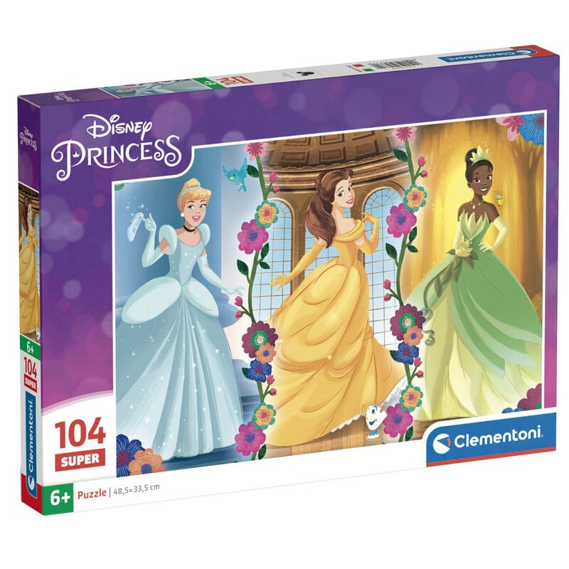 DISNEY Princesses Puzzle Super Color 104P