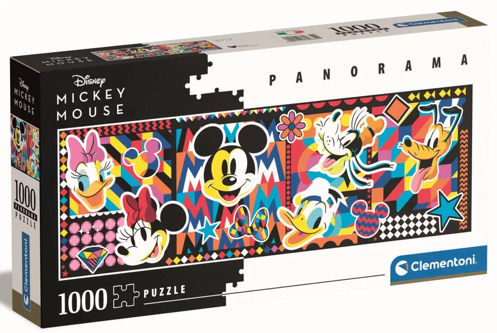 DISNEY Mickey & Amis Puzzle Panorama 1000P
