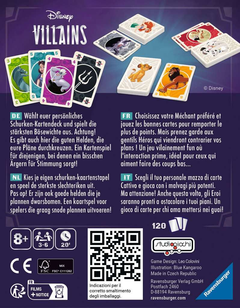 Jeu de famille Disney - Villains