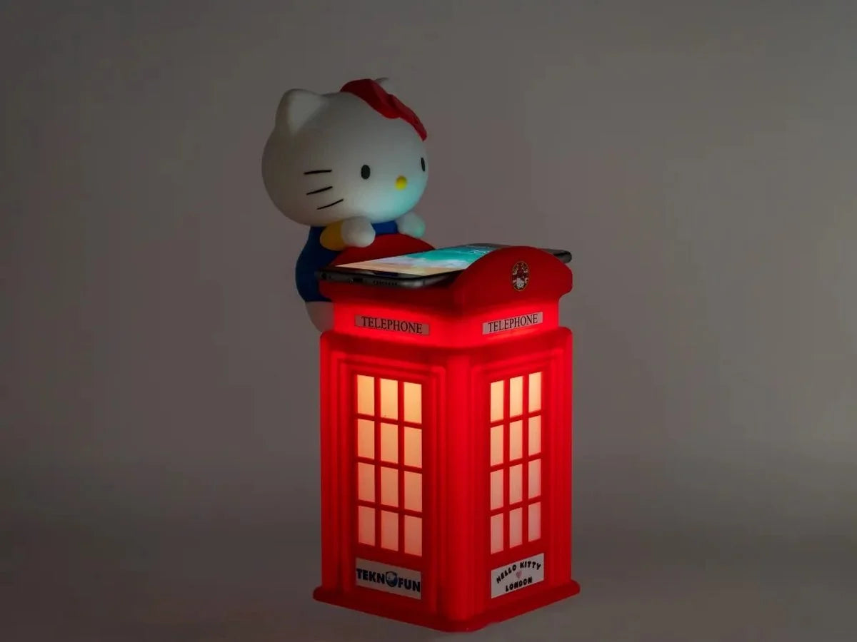 Chargeur sans fil & USB Hello Kitty - Cabine Téléphonique