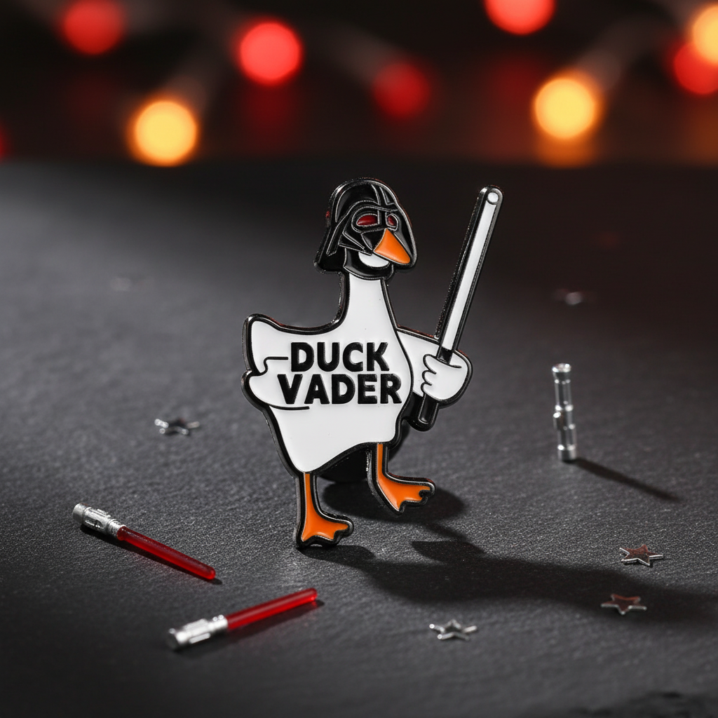 White Duck Vader Pin