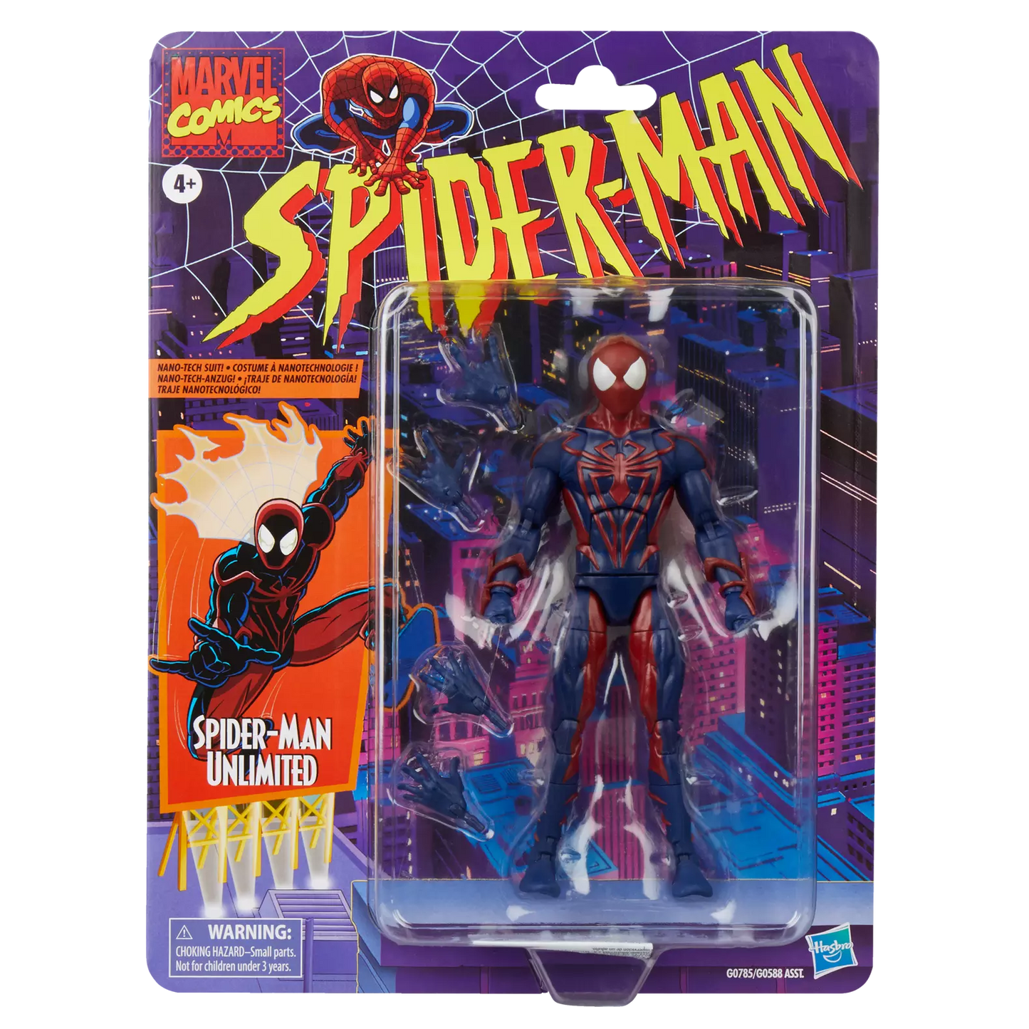 marvel legends series spider man unlimited hasbro