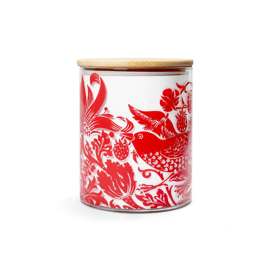 William Morris Vorratsglas – Himbeerrot