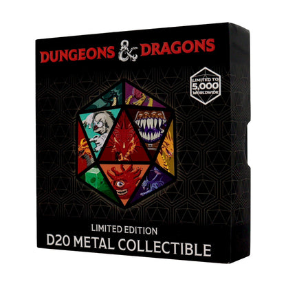 Médaillon collector Dungeons & Dragons - D20
