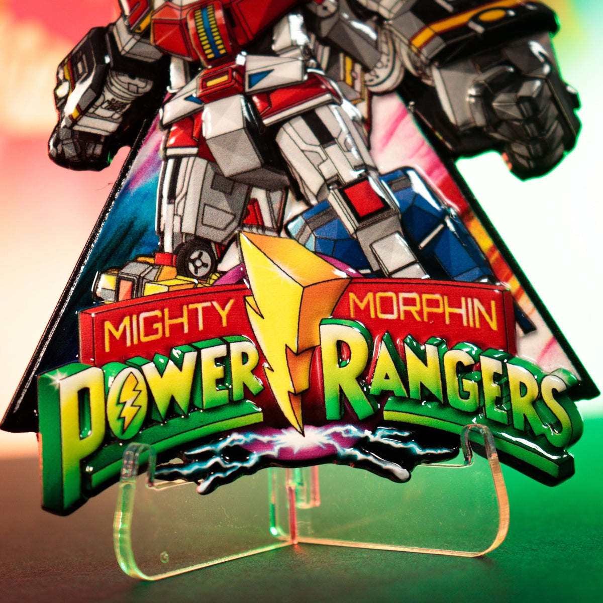 Médaillon Megazord Power Rangers en édition limitée par Fanattik – mise en situation 4