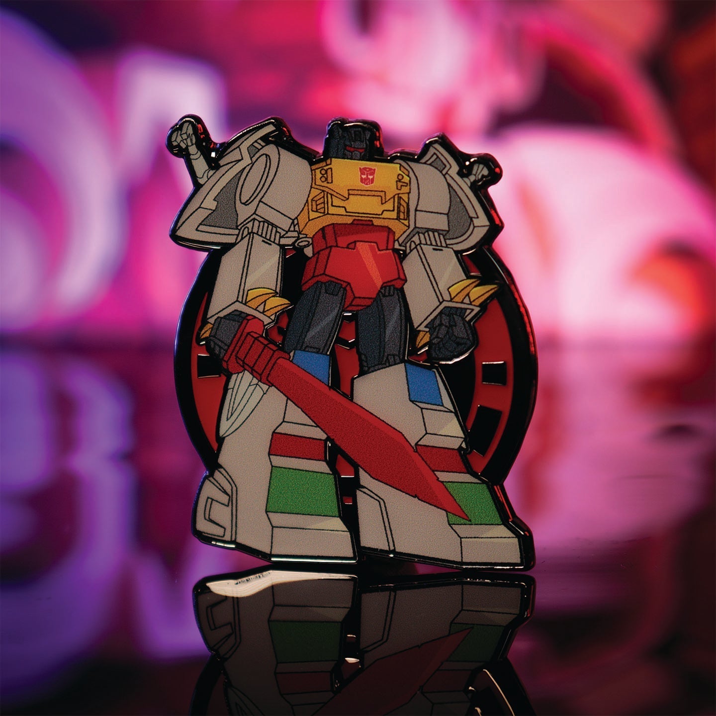 Display de 12 blind boxes Transformers - pin’s mystère - mise en situation 10