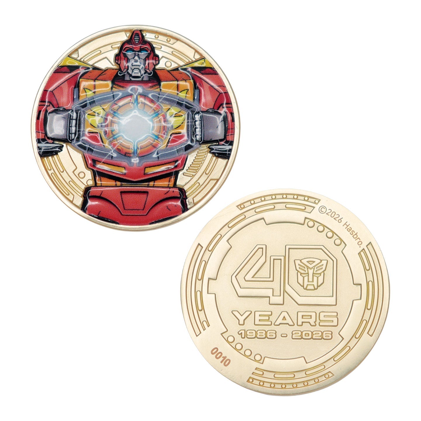 Transformers: The Movie – Limited Edition 40th Anniversary 24 Karat vergoldete Präsentationsmünze