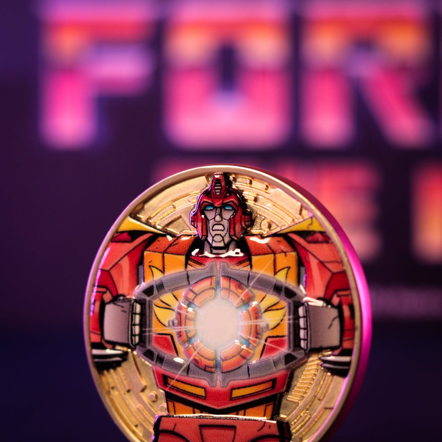 Transformers: The Movie – Limited Edition 40th Anniversary 24 Karat vergoldete Präsentationsmünze