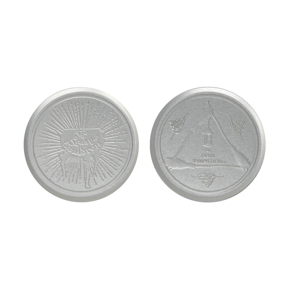 Set de 4 sous-verres métal embossés Harry Potter