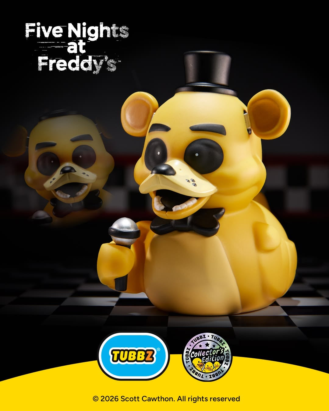 Golden Freddy TUBBZ Duck (Collector's Edition) - PRE-ORDER