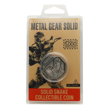 Pièce collector Metal Gear Solid - 'Solid Snake'