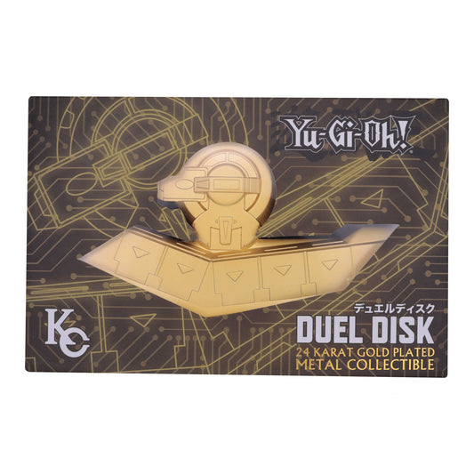 Réplique collector Yu-Gi-Oh! - 24K Gold Plated Duel Disk Mini