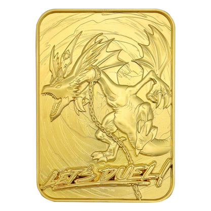 Carte métal collector Yu-Gi-Oh! - 24K Gold Plated Harpie Pet Dragon