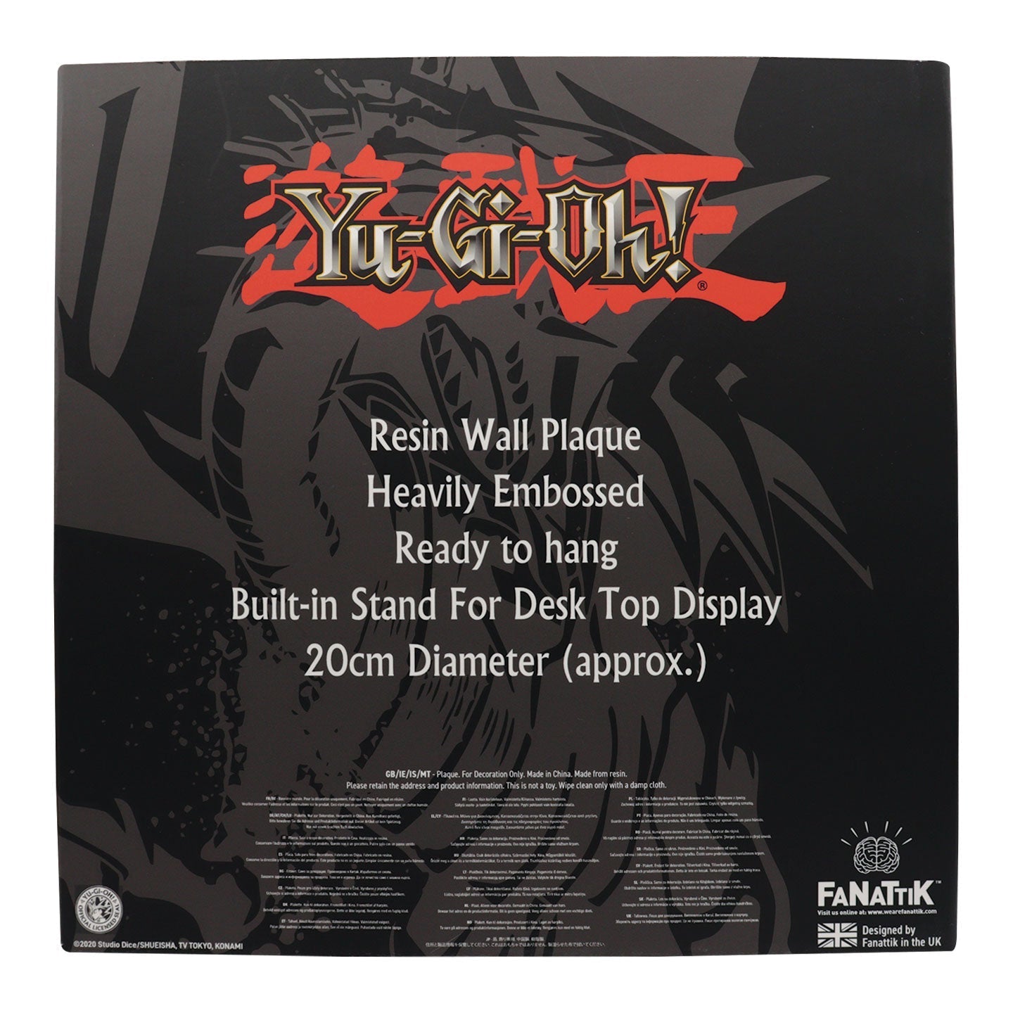 Plaque résine Yu-Gi-Oh! - Blue Eyes White Dragon