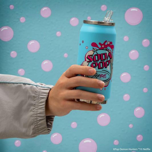Isolierbecher mit Strohhalm Soda Pop