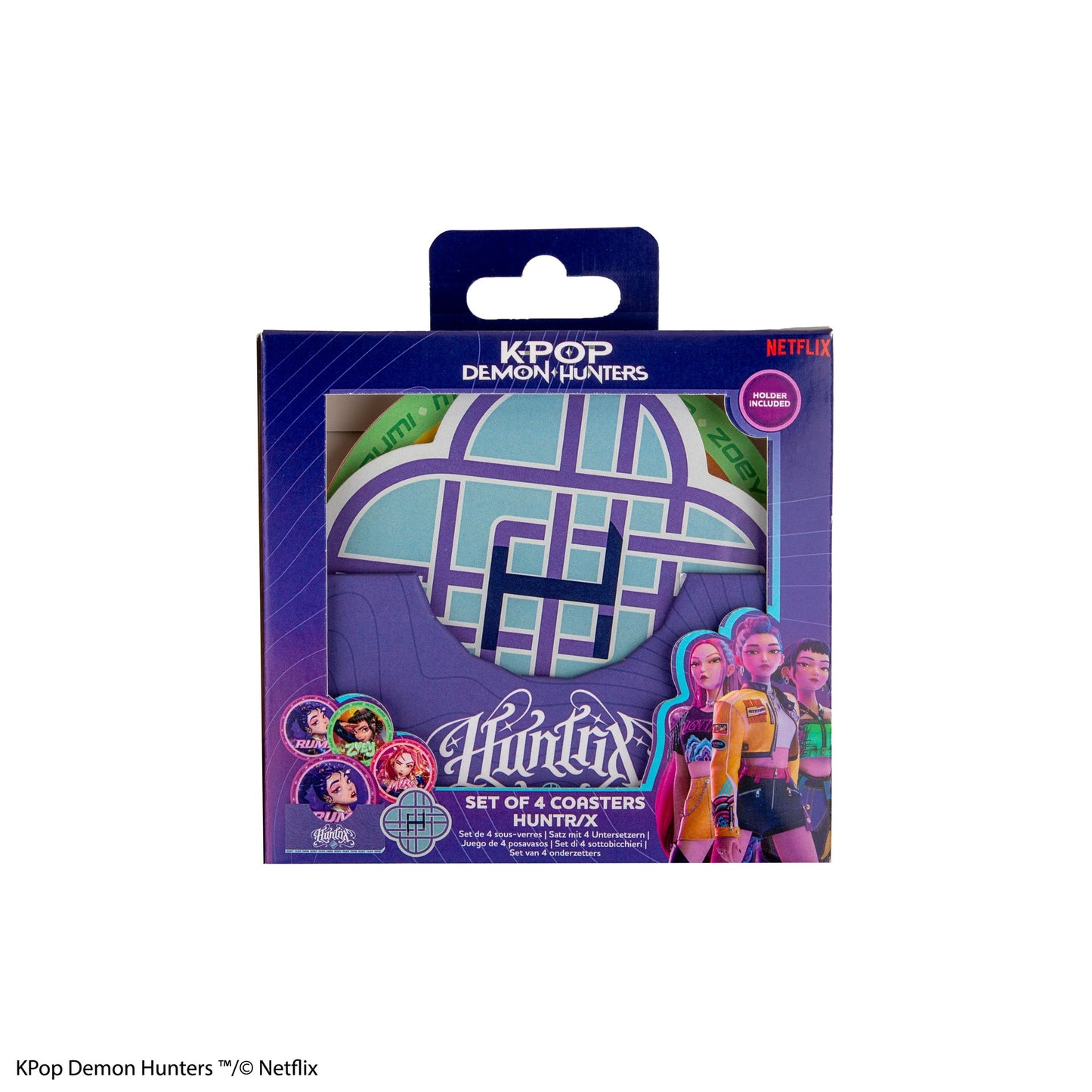 Set de 4 Sous-verres HUNTR/X