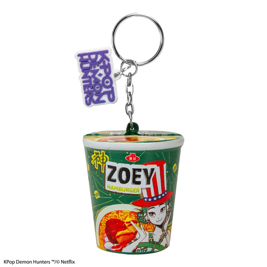 Squishy-Schlüsselanhänger Zoey Burger