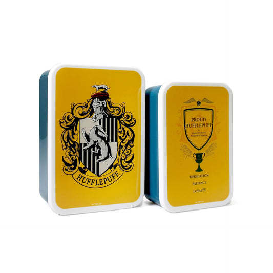 2er-Set Harry Potter Brotdosen – Hufflepuff