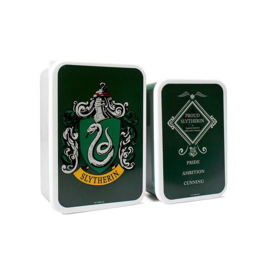 2er Set Harry Potter Brotdosen - Slytherin