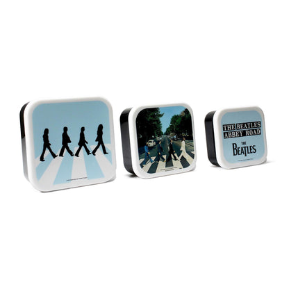 Lot de 3 boîtes à snack The Beatles - Abbey Road