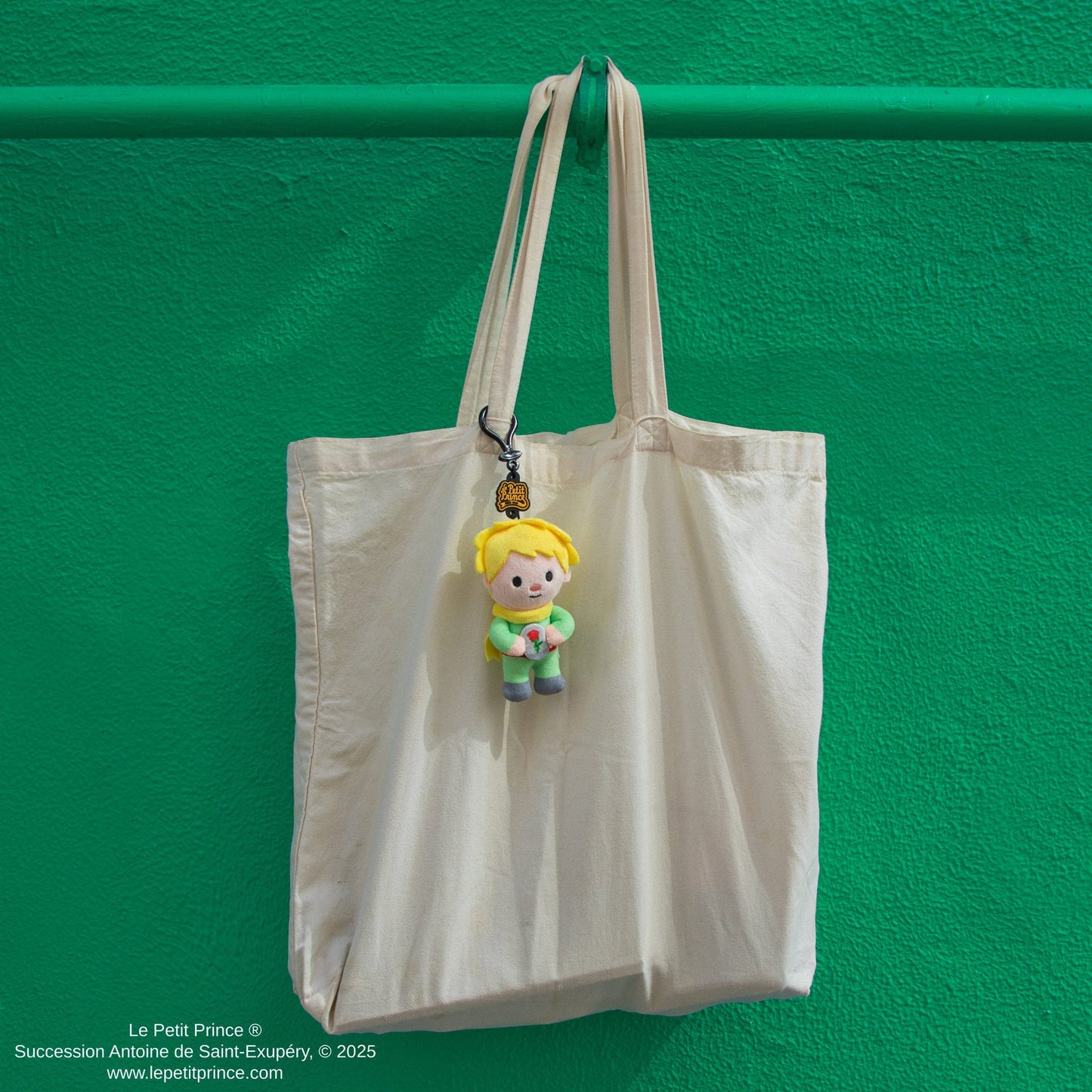 Porte-clés Peluche Le Petit Prince en costume d'aventurier