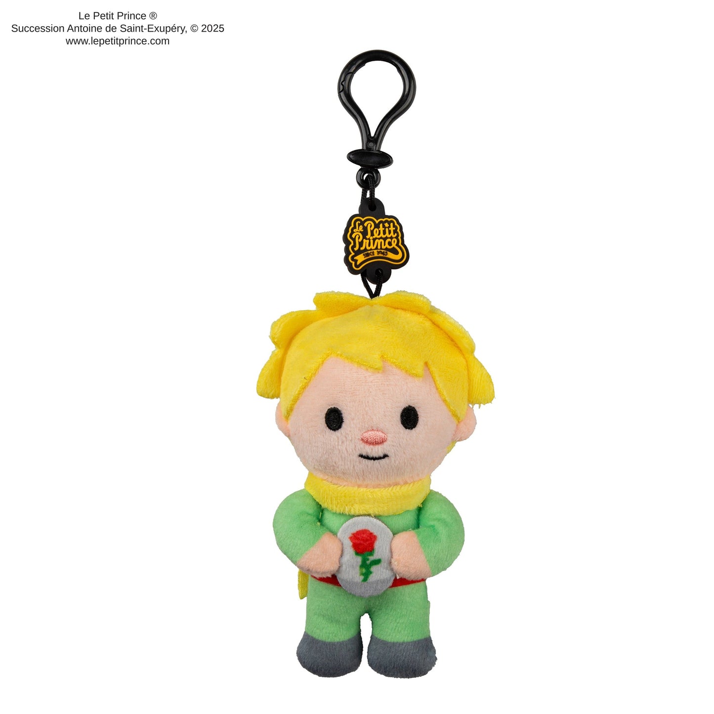 Porte-clés Peluche Le Petit Prince en costume d'aventurier