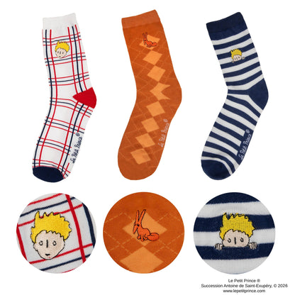 Set of 3 Pairs of The Little Prince Socks