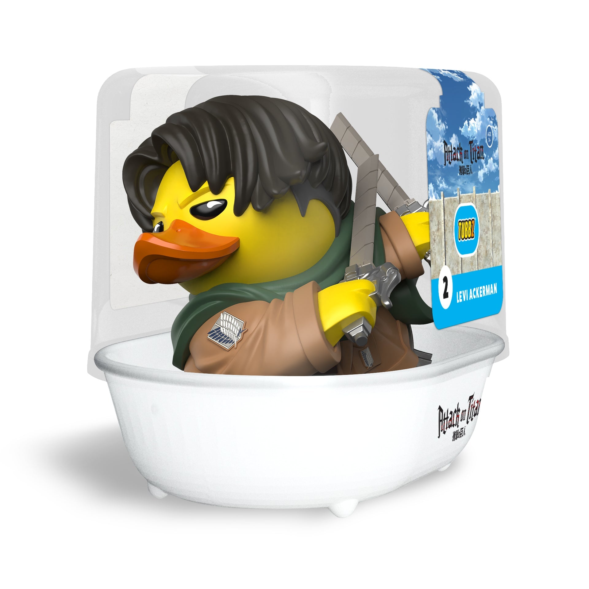 attack on titan levi ackerman tubbz first edition