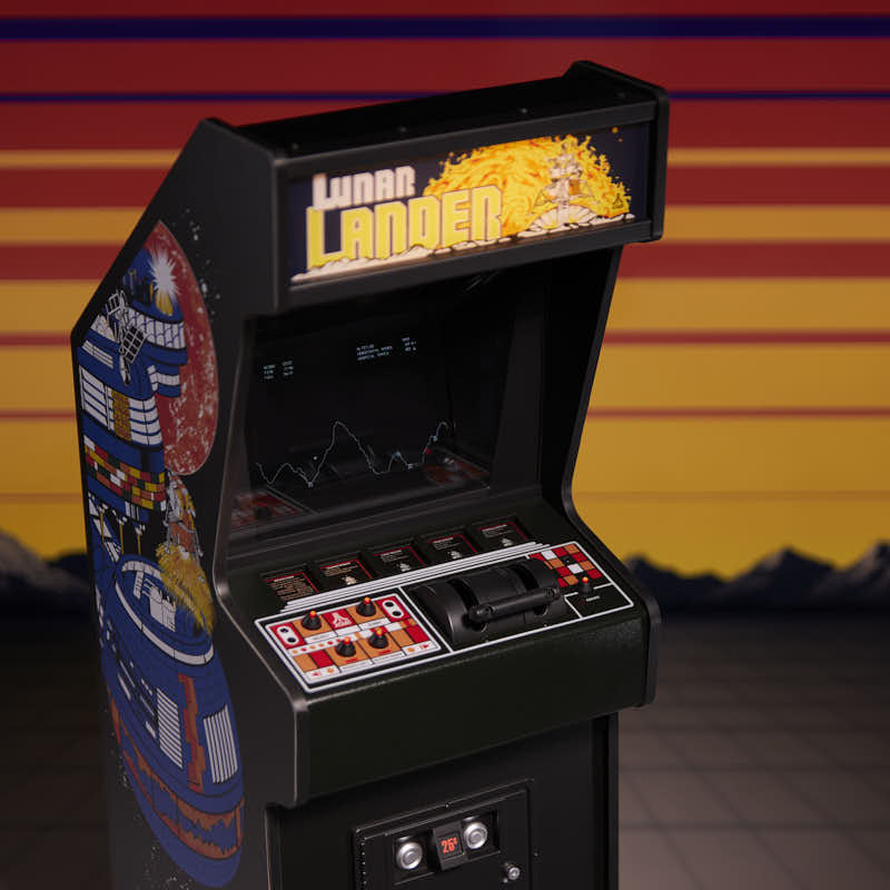 Offiziell Atari: Lunar Lander Quarter Arcade Sammleredition