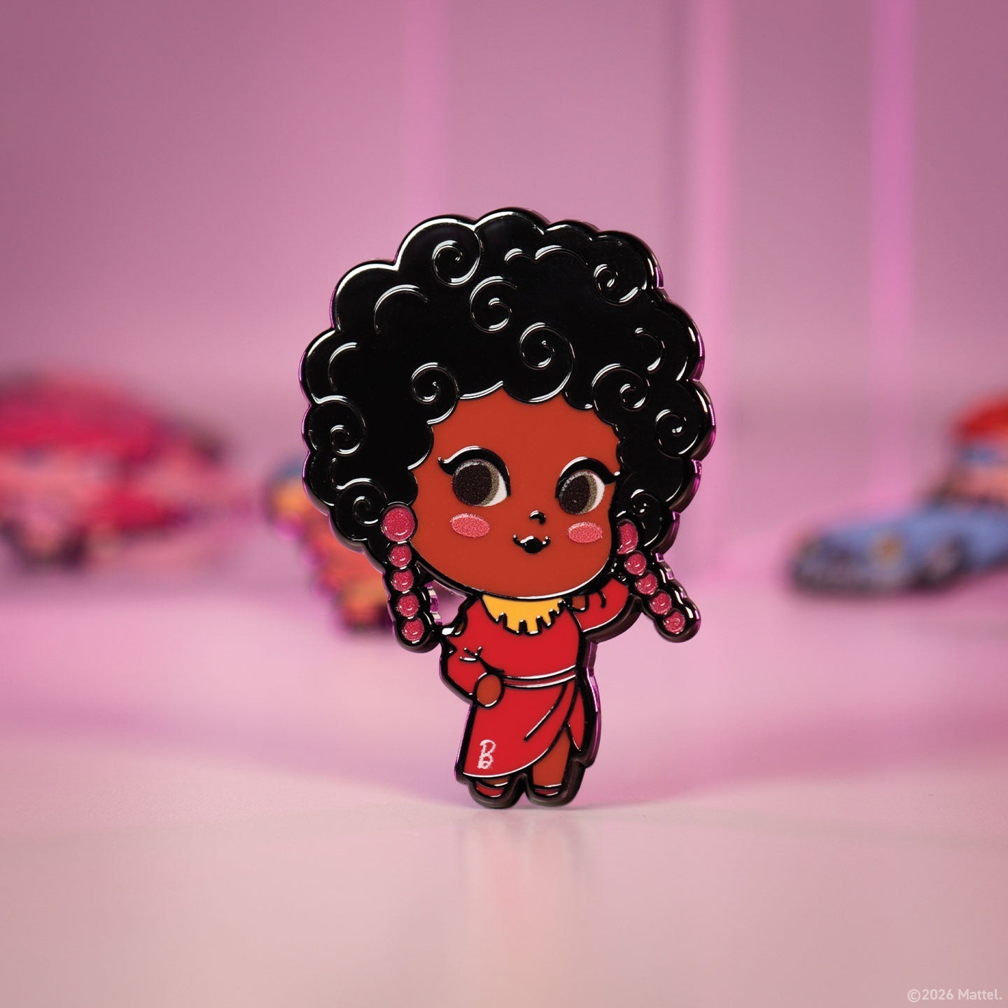 Display de 12 blind boxes Barbie - pin’s mystère - mise en situation 3