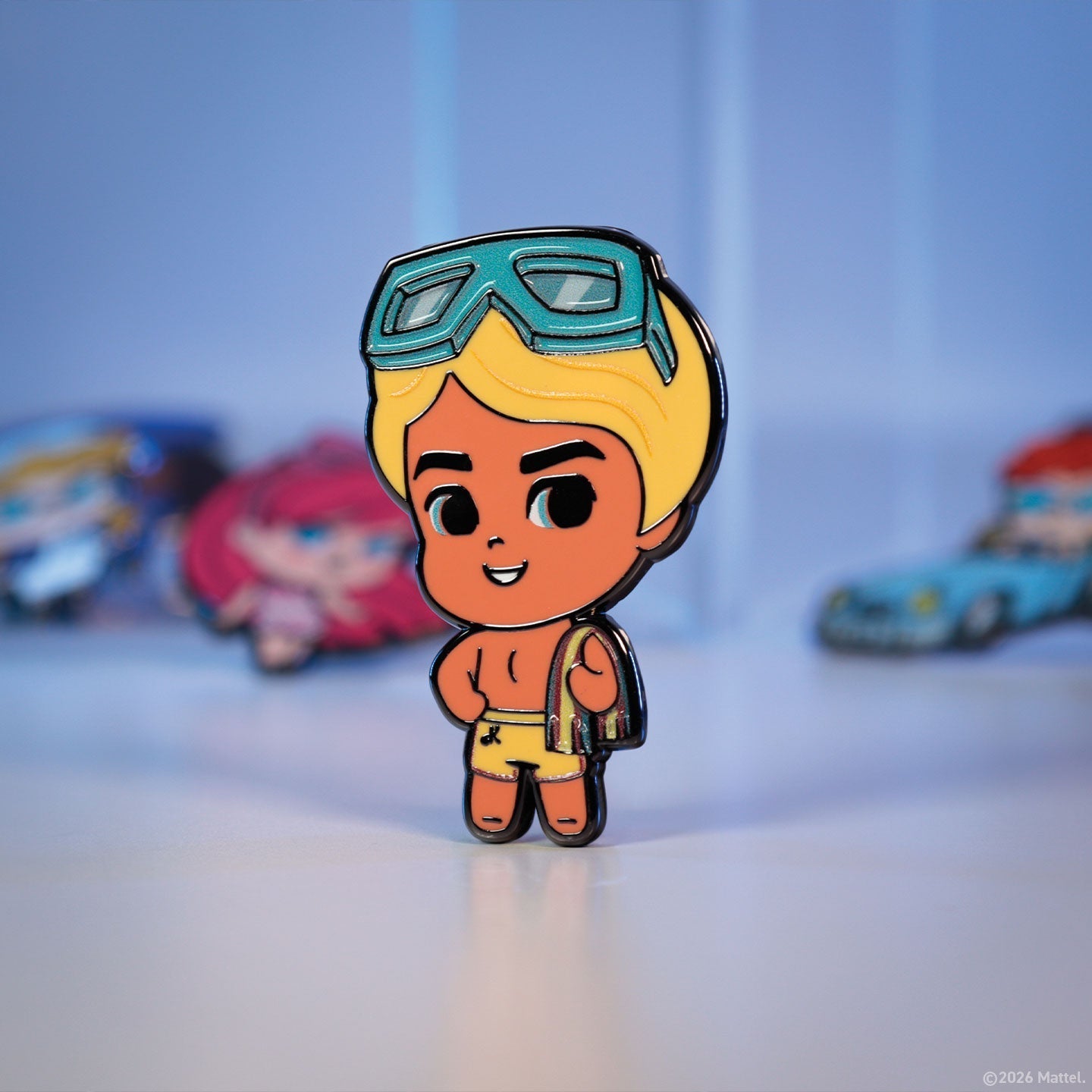 Display de 12 blind boxes Barbie - pin’s mystère - mise en situation 6