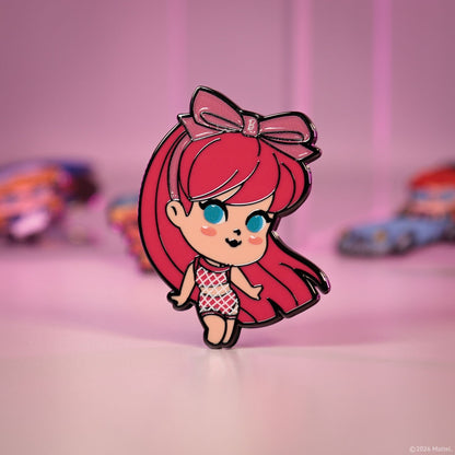 Display de 12 blind boxes Barbie - pin’s mystère - mise en situation 8