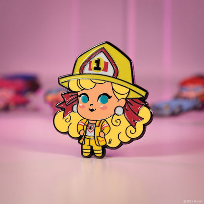 Display de 12 blind boxes Barbie - pin’s mystère - mise en situation 11