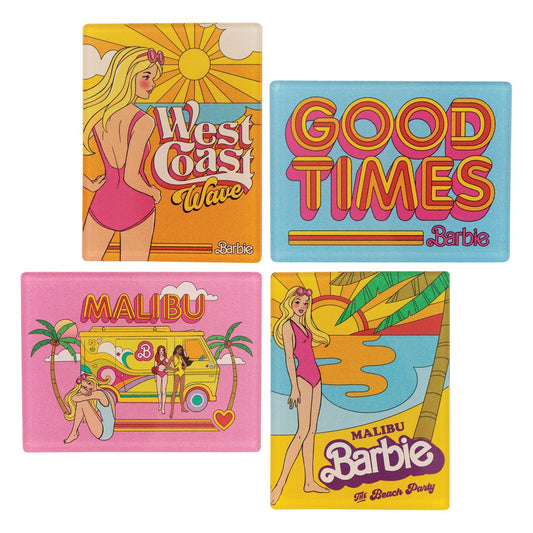 Set de 4 magnets Barbie - ™ - Malibu Barbie