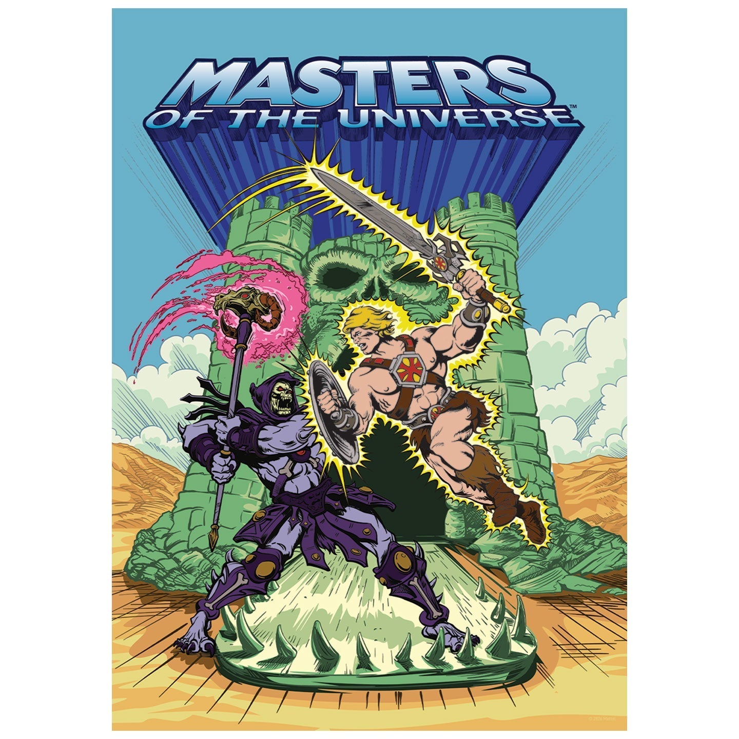 Affiche collector Masters of the Universe - ™ - He-Man™ & Skeletor™
