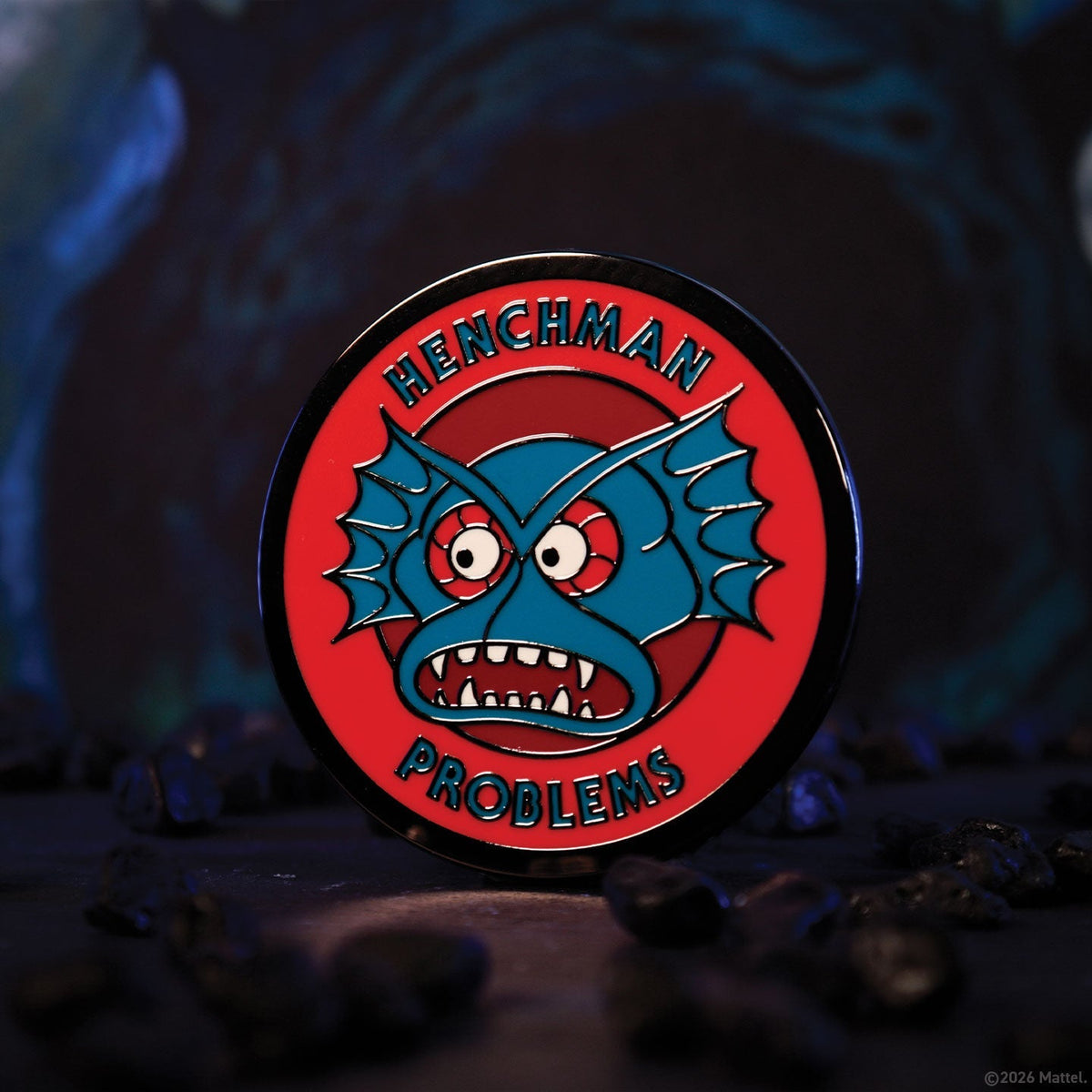 Display de 12 blind boxes Masters of the Universe - pin’s mystère - mise en situation 4
