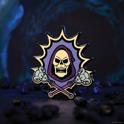 Display de 12 blind boxes Masters of the Universe - pin’s mystère - mise en situation 7