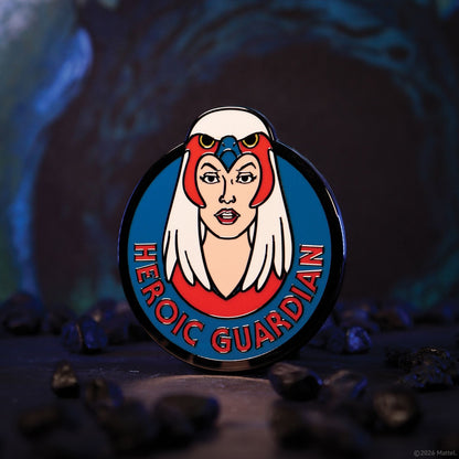 Display de 12 blind boxes Masters of the Universe - pin’s mystère - mise en situation 12