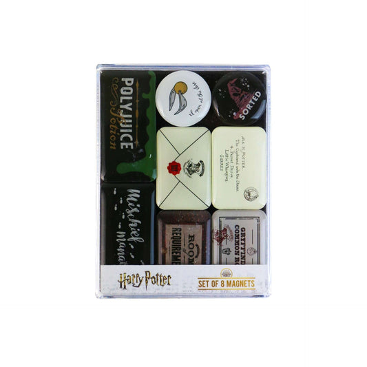 Set of 8 Harry Potter Epoxy Magnets - Hogwarts Artifacts
