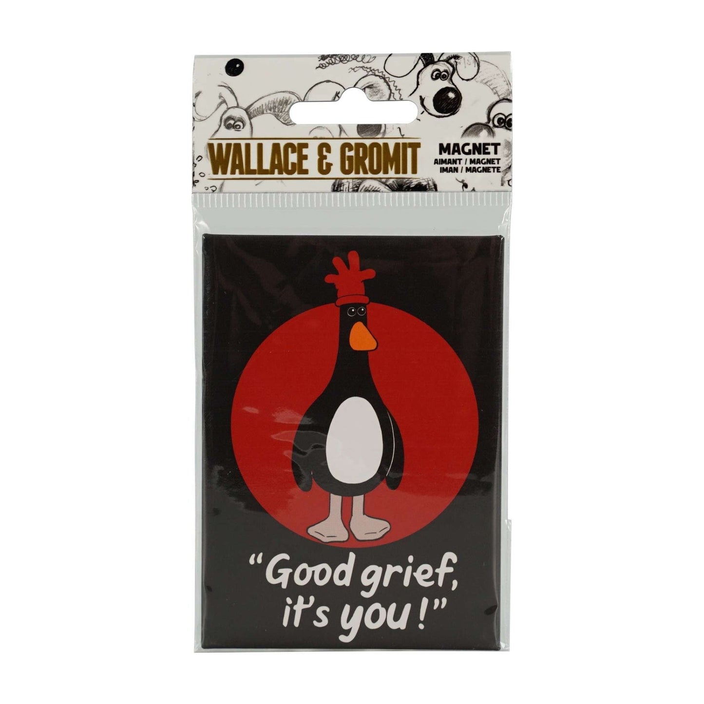 Aimant Wallace & Gromit - Feathers