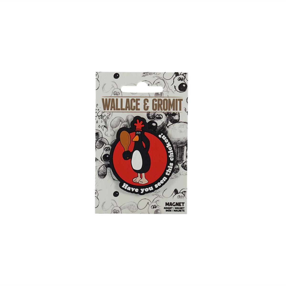 Aimant Wallace & Gromit - Feathers