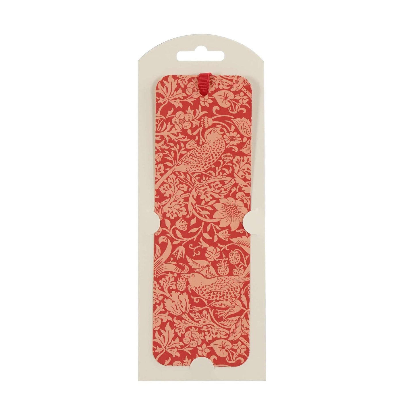 William Morris Paper Bookmark - ACS Raspberry