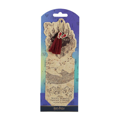 Lesezeichen mit Harry-Potter-Charm und Quaste