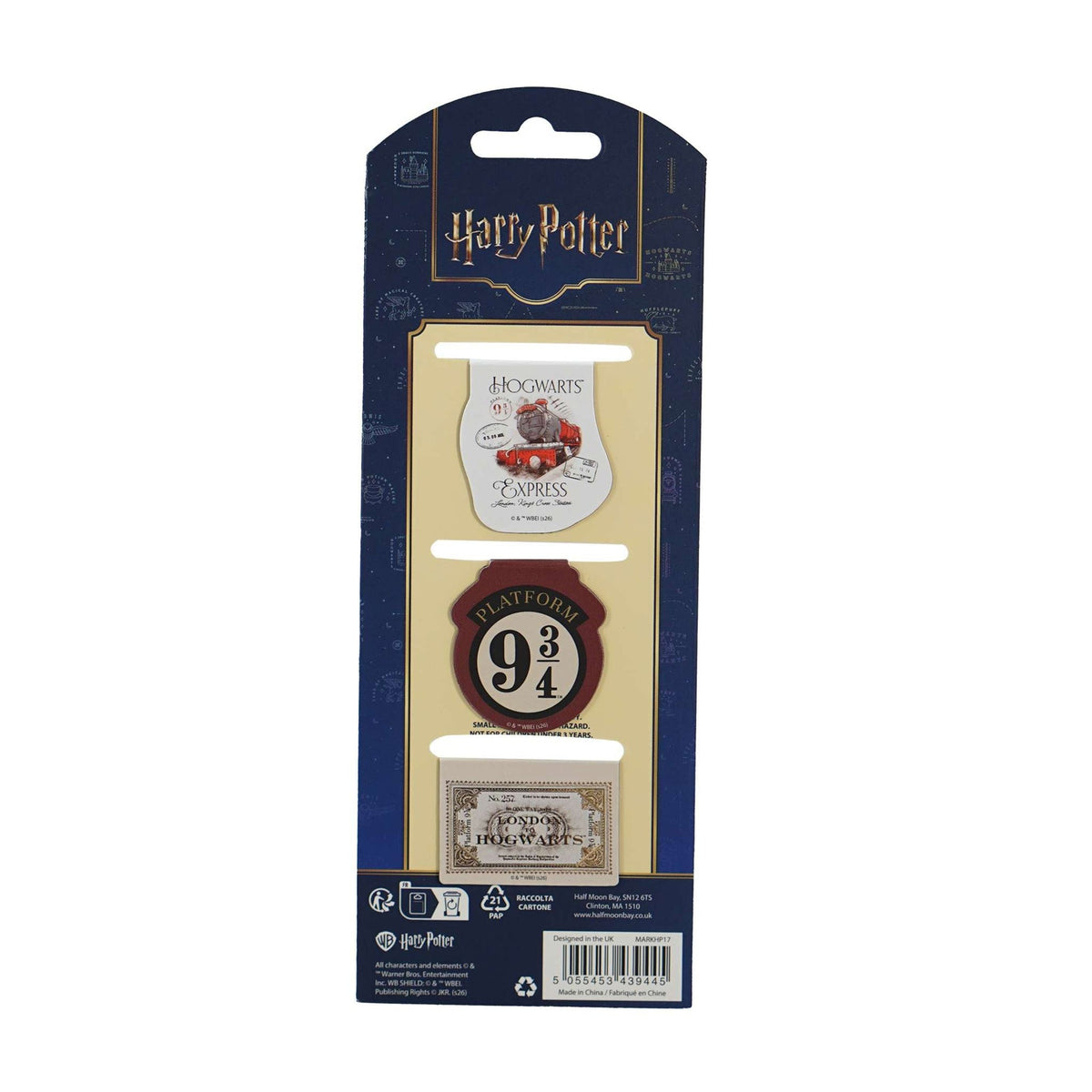 Harry Potter Magnet-Lesezeichen-Set - Auf dem Weg nach Hogwarts