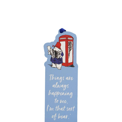 Paddington Die-Cut Paper Bookmark - Phone Box