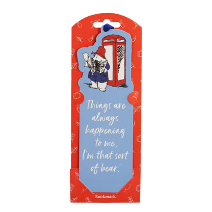 Paddington Die-Cut Paper Bookmark - Phone Box