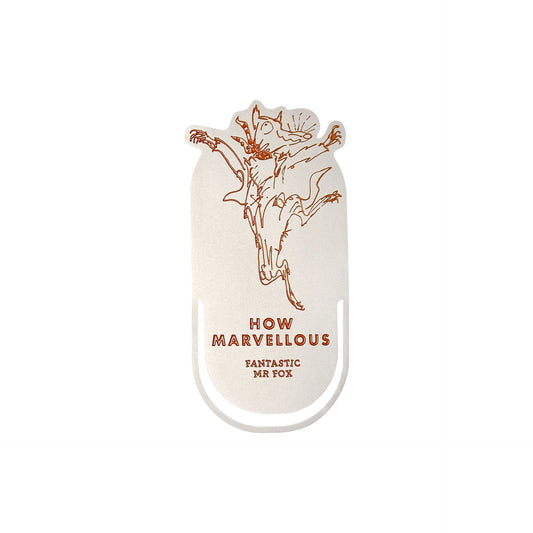 Roald Dahl Metal Bookmark - Fantastic Mr Fox